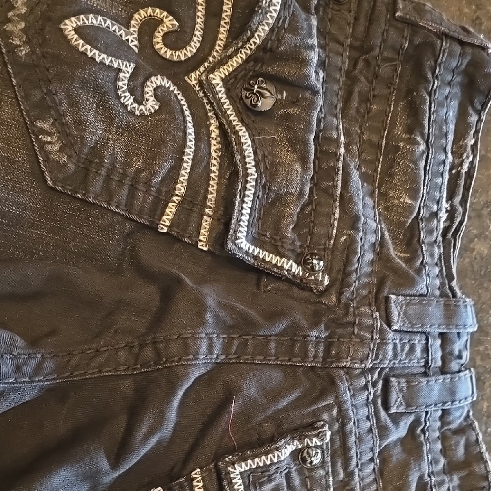 Rock Revival Black Jeans 34